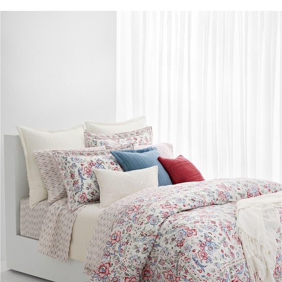 Polo Ralph Lauren lucie floral 3 piece comforter set king - Picture 4 of 7